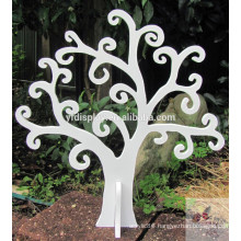 MDF wood Christmas Tree in white color with PU paint